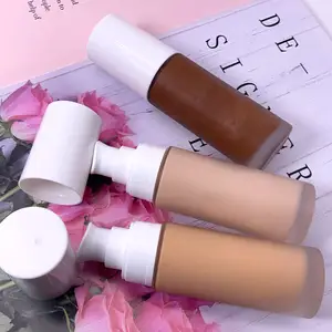 Rich sky — fond de teint liquide, waterproof, couleur changeante, pour maquillage naturel, avec étiquette privée