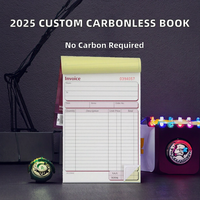 Carnets de commandes, reçus et factures autocopiants imprimés sur mesure, format XS, jaune, 50 exemplaires, avec livraison rapide