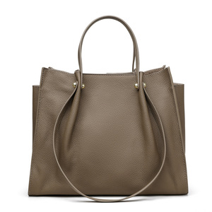 Bolsos Tote Casuales de Cuero Genuino, Bolsos de Mano de Lujo Vintage para Mujer, Bolsos de Hombro de Gran Capacidad de Diseño de Moda para Mujer - Product Image 1