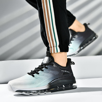 Chaussures de sport à coussin d'air intégral de haute qualité tendance 2025 pour hommes Printemps Automne Grande taille Tige en maille Chaussures de sport décontractées
