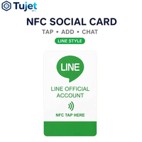 Carte NFC Officielle LINE : Appuyez ici pour la carte Google Review en PVC, ajoutez instantanément sur les réseaux sociaux. Vente en gros pour Magasins, Restaurants, Cafés, OEM.