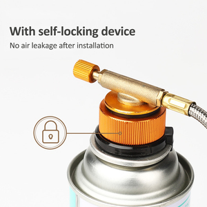 Adaptateur pour poêle de Camping en plein air, connecteur de réservoir de Propane, Auto-arrêt, cartouche de <span class=keywords><strong>gaz</strong></span>, style fendu, brûleur de <span class=keywords><strong>gaz</strong></span> Butane, conversion de bouteille de <span class=keywords><strong>gaz</strong></span> - Product Image 5