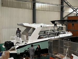 <span class=keywords><strong>Bateau</strong></span> à passagers en alliage d'aluminium entièrement soudé <span class=keywords><strong>de</strong></span> 10.5m avec navire à passagers à grande vitesse avec plancher <span class=keywords><strong>de</strong></span> plaque <span class=keywords><strong>de</strong></span> contrôle en aluminium - Product Image 2