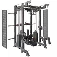 Machine de musculation multifonctionnelle GRASSFIT Home Gym, rack de musculation en acier, équipement de fitness pour exercices de musculation.