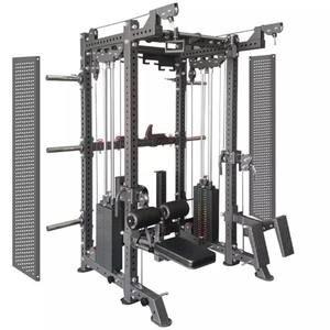 Máquina <span class=keywords><strong>de</strong></span> entrenamiento <span class=keywords><strong>de</strong></span> fuerza para gimnasio en casa GRASSFIT, máquina Smith multifuncional, rack <span class=keywords><strong>de</strong></span> <span class=keywords><strong>potencia</strong></span> <span class=keywords><strong>de</strong></span> acero, equipo <span class=keywords><strong>de</strong></span> gimnasio para <span class=keywords><strong>ejercicios</strong></span> <span class=keywords><strong>de</strong></span> fitness. - Product Image 2