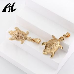 قلادة قلادة سلحفاة لامينادو أورو مطلي بسبائك النحاس 18K قلادة مجوهرات دينية - Product Image 2