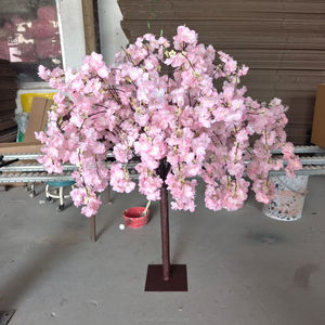Decoración para Fiestas y Bodas, Plantas Artificiales Verdes y Blancas, Árboles de Sakura, Árboles de Flores de Cerezo Artificiales - Product Image 2