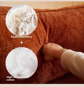 Divano Letto Convertibile Pieghevole a <span class=keywords><strong>Due</strong></span> Posti per Soggiorno, Grande, Moderno, con Rivestimento in Velluto Ciniglia, Vendita all'Ingrosso - Product Image 2