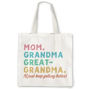 Bolsa de tela con estampado de letras retro y modernas, reutilizable, ecológica, <span class=keywords><strong>para</strong></span> compras, regalo <span class=keywords><strong>para</strong></span> tía, con la inscripción "En mi era de tía" - Product Image 5