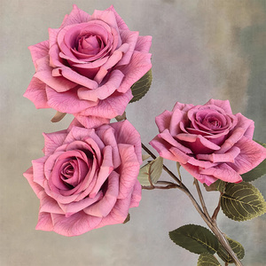 Bouquet de roses artificielles <span class=keywords><strong>en</strong></span> soie pour la décoration de mariage – Vente <span class=keywords><strong>en</strong></span> gros - Product Image 4