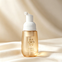 Flacon pompe airless en PETG de forme spéciale pour mousse, sérigraphié, pour savon liquide, nettoyant visage, shampoing, mousse, avec logo personnalisé