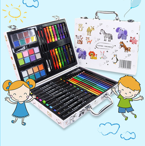 Kit de Peinture, <span class=keywords><strong>Dessin</strong></span> et Art DIY Coloré de 66 Pièces <span class=keywords><strong>pour</strong></span> Enfants et Adolescents avec Marqueurs d'Artiste - Product Image 1