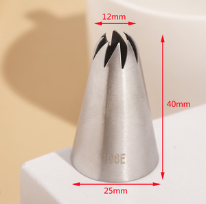 Taille moyenne Rotation Glaçage Pointe Sans Soudure En Acier Inoxydable 304 Tuyauterie Glaçage <span class=keywords><strong>Buse</strong></span> Pour Gâteau Cookie Pâtisserie DIY Outils De Cuisson - Product Image 2