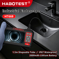 Écran IPS de 4,3 pouces, étanche IP67, objectif de sonde de 8,5 mm, Full HD, grossissement 1,0x-2,0x, endoscope industriel, inspection par boroscope