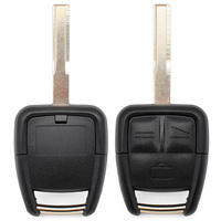 Coque de clé de voiture de remplacement pour démarrage à distance sans clé, 3 boutons, non coupée, avec lame, pour serrurier
