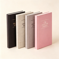 Carnet A5 à couverture rigide en tissu de lin, journal personnalisé imprimé pour le bureau, l'écriture quotidienne, les enregistrements professionnels et la planification des agendas