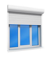 Volet roulant sans fil en aluminium pour fenêtre, design d'intérieur, volet roulant blanc