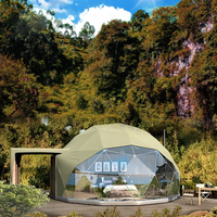 Dôme igloo transparent pour l'extérieur, maison géodésique pour le glamping, les hôtels, les centres de villégiature et les événements