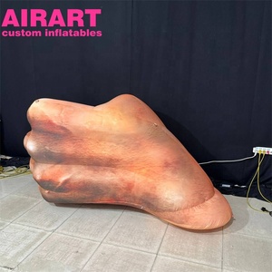 مخصصة مخيفة قابلة للنفخ يد الوحش هالويين أظافر طويلة قابلة للنفخ يد زومبي الدموية - Product Image 5