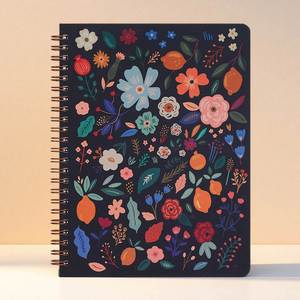 High Quality Custom Spiral <b>Planner</b> Notebook A4/A5 Size Thick Wire-O Binding Printed Design Variety Leather PVC Fabric PP Gift - Product Image 3
