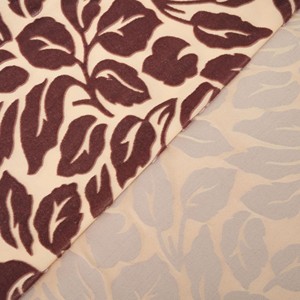 Tela Brocada Elástica de Poliéster Resistente a la Abrasión, Imitación Acetato, Spandex, con Diseño de Flores Tejidas en Terciopelo, Directo de Fábrica - Product Image 3