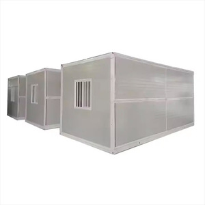 Casa de contenedores de acero plegable portátil Casas pequeñas modulares prefabricadas hechas de panel sándwich para aplicaciones de centros comerciales y hoteles - Product Image 1