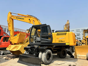 Excavadoras de ruedas usadas <span class=keywords><strong>Hyundai</strong></span> 210w-7 <span class=keywords><strong>4x4</strong></span> rueda 21 toneladas precio bajo buen estado <span class=keywords><strong>Hyundai</strong></span> 210W excavadora de ruedas usada en Dubai usada - Product Image 2