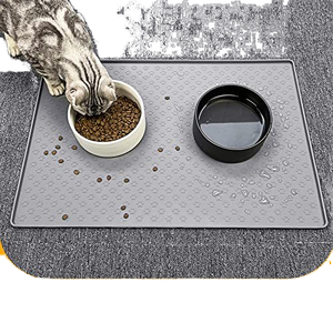Envío Rápido, Productos Nuevos, Alfombrilla de Silicona Personalizable para Mascotas, Diseño con Patrón de Pata de Gato, Alfombrilla para Comida de Mascotas - Product Image 4