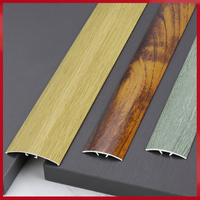 Transitions de revêtement de sol, bande de transition en aluminium à bord incurvé, protection de bord de tapis, forme universelle, bordure de tapis, nez de marche