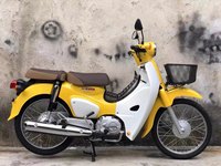 Importé pour la moto Scooter Turtle 50cc, modèle Retro Cub SDH125T-37, avec cadre modifié, moteur monocylindre à carburant, petite puissance