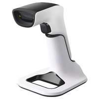 Lector de Códigos de Barras QR de Bajo Precio y Alto Rendimiento, Interfaz USB, Escáner de Códigos de Barras Portátil de 2.4G para Punto de Venta, Supermercado, Almacén