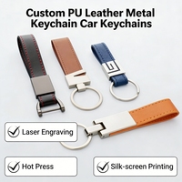 Fabricant chinois de porte-clés en cuir personnalisés avec logo, design créatif et coloré, en alliage de zinc, de haute qualité et durables
