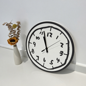 Sinh Thái Thân Thiện Với Diatomite Đồng Hồ Tối Giản Bàn Đồng Hồ Treo Tường Hiện Đại Trang Trí Silica Đồng Hồ Cho Nhà Văn Phòng - Product Image 5