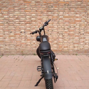 Vélo électrique rétro vintage à pneus larges de 20 pouces avec batterie amovible à vendre - Product Image 6