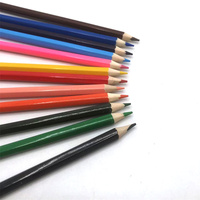 Ensemble de crayons en bois écologiques à base d'huile de qualité HB, personnalisables en 12 couleurs, pour enfants, avec certification EN71 et impression UV