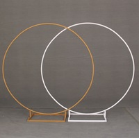 Nouvelle Arche Circulaire en Fer Réglable et Durable, Monopoteau, Écologique, Portable, Pliable, Amovible, pour Décoration Florale et Fournitures de Fête