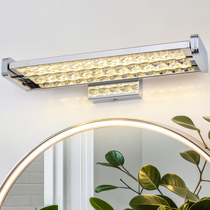 Black Modern LED Touch Control Metal Wall <b>Light</b> <b>Sconce</b> for Bathroom Bedroom Kitchen & Living Room - Product Image 6