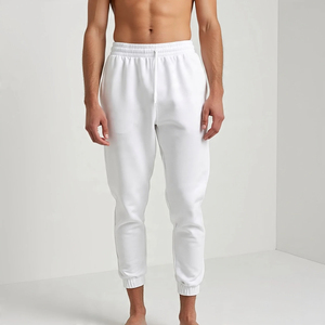 Pantalon de jogging de style de rue pour hommes en détresse pantalon de survêtement vintage en polaire délavé à l'acide pantalon à jambe droite - Product Image 4