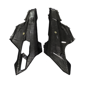 Carenados inferiores de carbono brillante de fibra de carbono de calidad para <span class=keywords><strong>Ducati</strong></span> 1198 <span class=keywords><strong>1098</strong></span> 848 - Product Image 2
