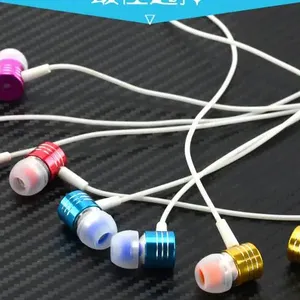 metal stripe earphone newest pattern earphone,funny earphones,cheapest earphone,fancy earphone