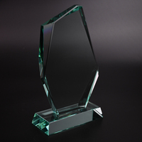 Multi Styles Sublimation Jade Glass Awards Crystal Glass Trophy Plate Blank for Printing Photo Frame Crafts & Gifts Custom