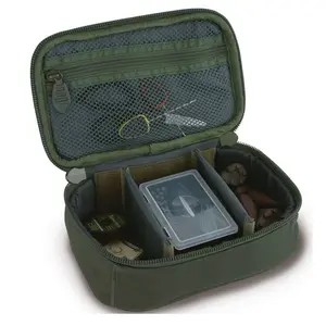 Olive Green Carp Fishing Tackle And PVA Storage Pouch Luggage