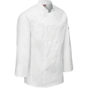 Custom Men's Deluxe Airflow Chef Coat Ropa de cocina Premium - Product Image 4