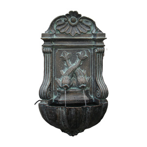Fontaine murale extérieure en résine Art Déco à cascade en plusieurs niveaux avec finition naturelle pour <span class=keywords><strong>jardin</strong></span> et usage extérieur - Product Image 5