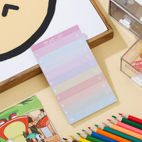 Blocs-notes adhésifs, notes de liste de tâches, bloc-notes en papier fluorescent, autocollants décoratifs personnalisables