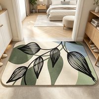 Tapis en terre de diatomée imprimé, antidérapant, absorbant l'eau, séchage rapide, tapis de porte, motif personnalisé disponible