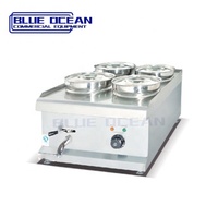 Bain Marie 2 4 6 panci, untuk Hotel & restoran profesional koki perak murah