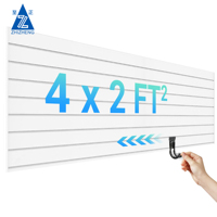Panneau mural en PVC alvéolaire imperméable 4x4 pieds pour garage et rangement – Solution de présentation murale pour garage