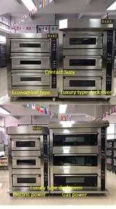 Four électrique de plate-forme de fours de boulangerie commerciaux avec la vapeur et la <span class=keywords><strong>pierre</strong></span> chaque couche pour la cuisson de pizza - Product Image 5