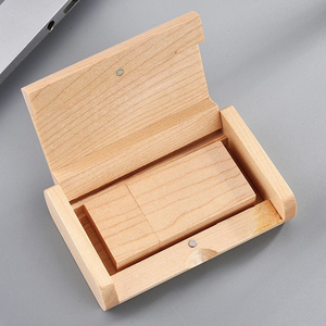 Boîte cadeau USB en bois carrée pour photographie, clé USB 3.0 8 Go 16 Go 32 Go, cadeaux de mariage - Product Image 3